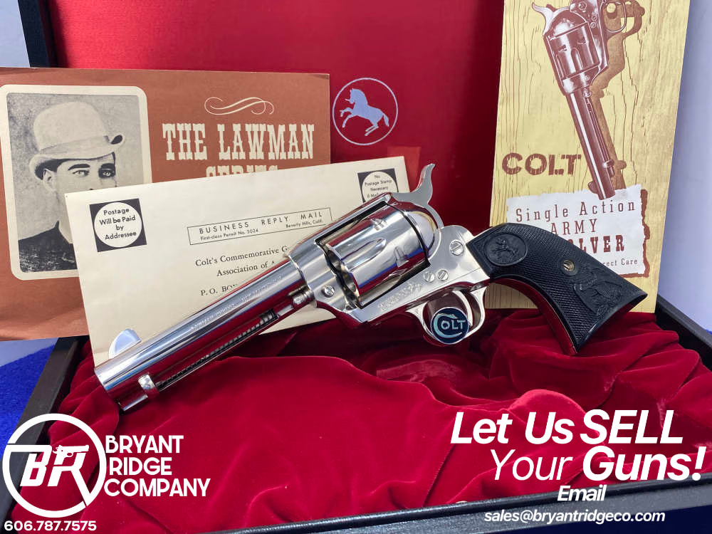 1967 Colt Single Action Army .45C *LIMITED LAWMAN SERIES - BAT MASTERSON*-img-0