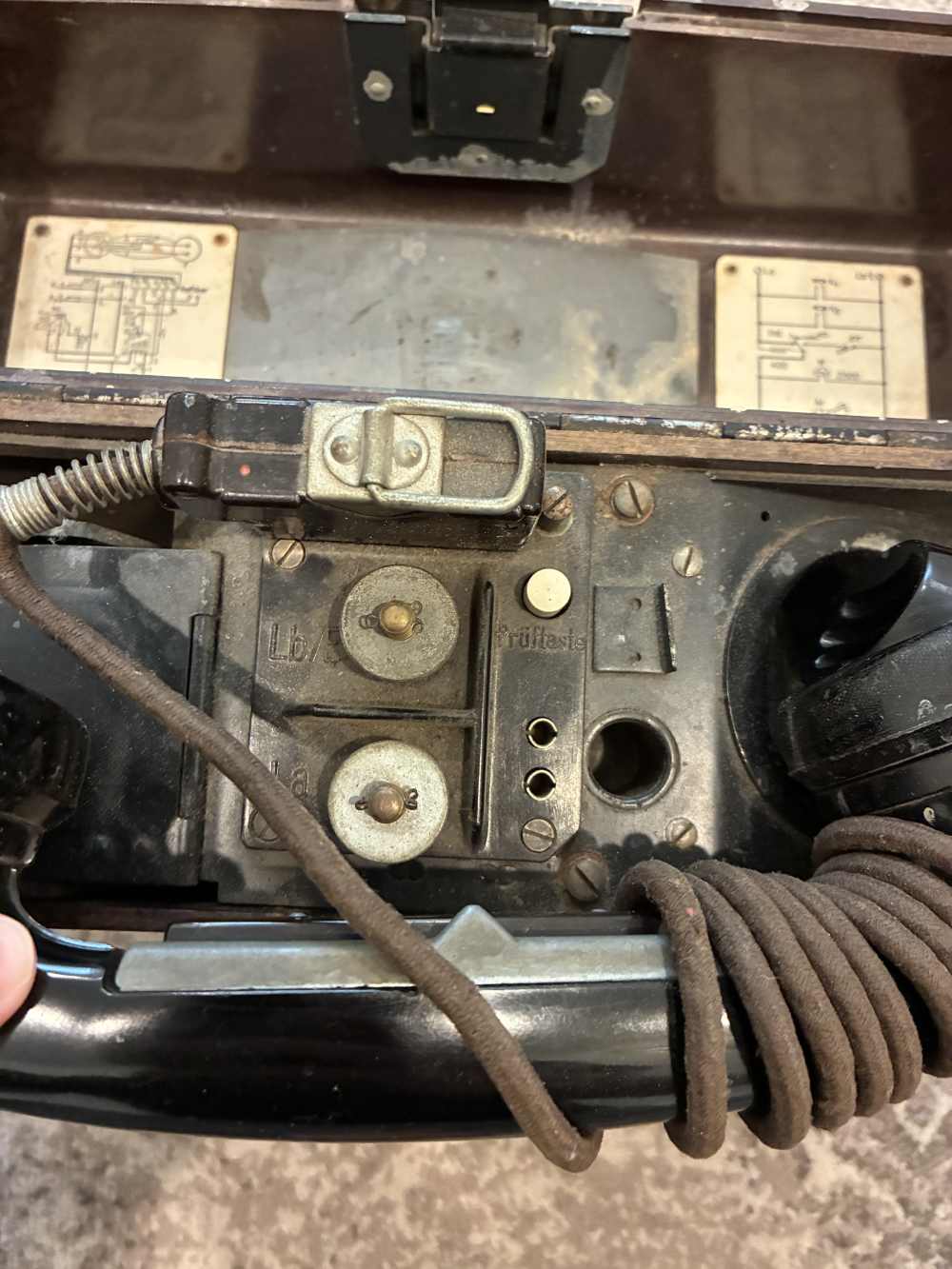 Original German WW2 1944 FF33 MATCHING UNTOUCHED W/ Battery -img-9