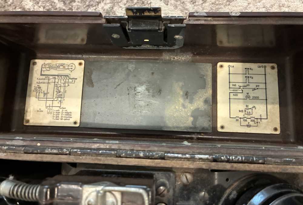 Original German WW2 1944 FF33 MATCHING UNTOUCHED W/ Battery -img-10