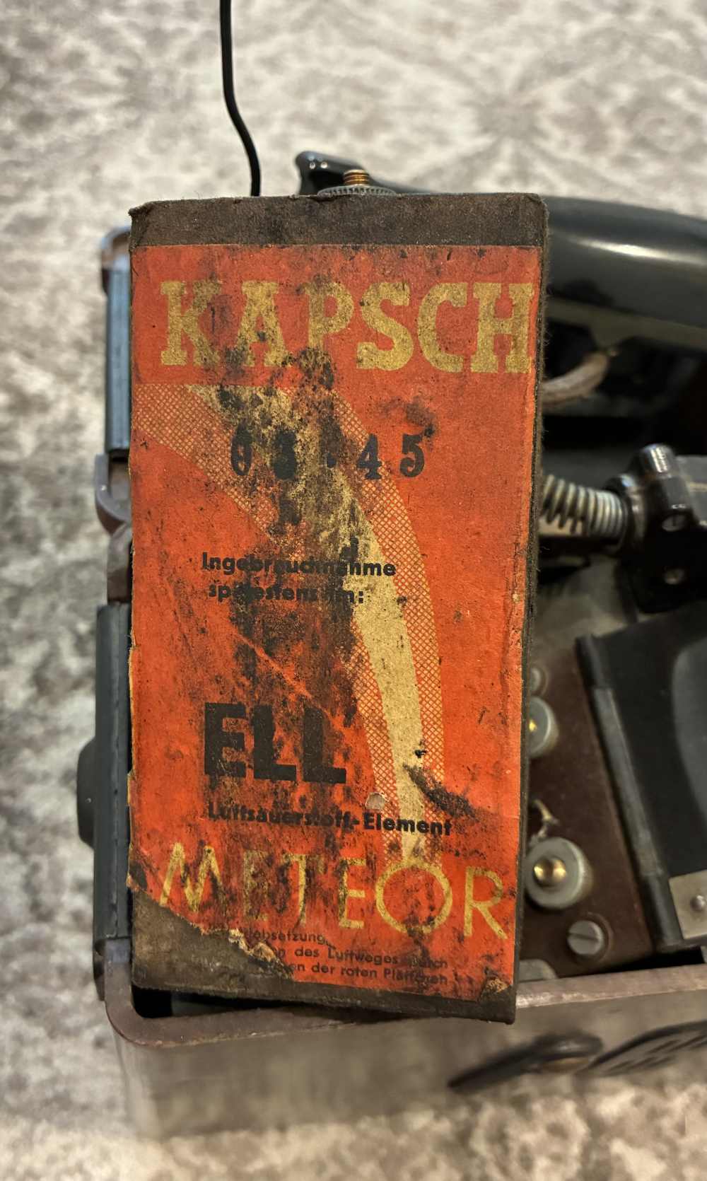 Original German WW2 1944 FF33 MATCHING UNTOUCHED W/ Battery -img-11