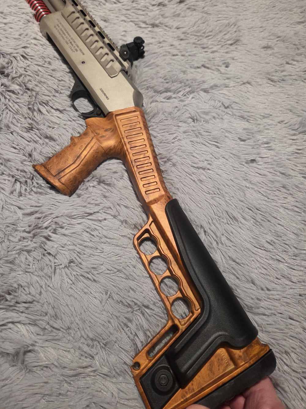 Just In! NIB Emperor Arms Duke III Ultra 12GA, Marine. Pistol Grip Also-img-5