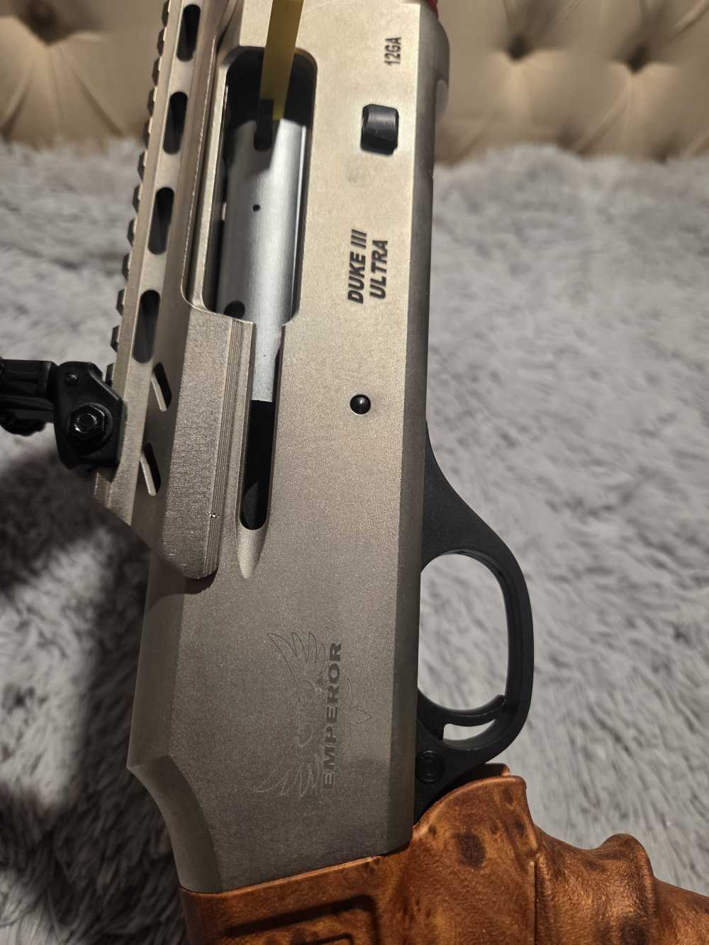 Just In! NIB Emperor Arms Duke III Ultra 12GA, Marine. Pistol Grip Also-img-23