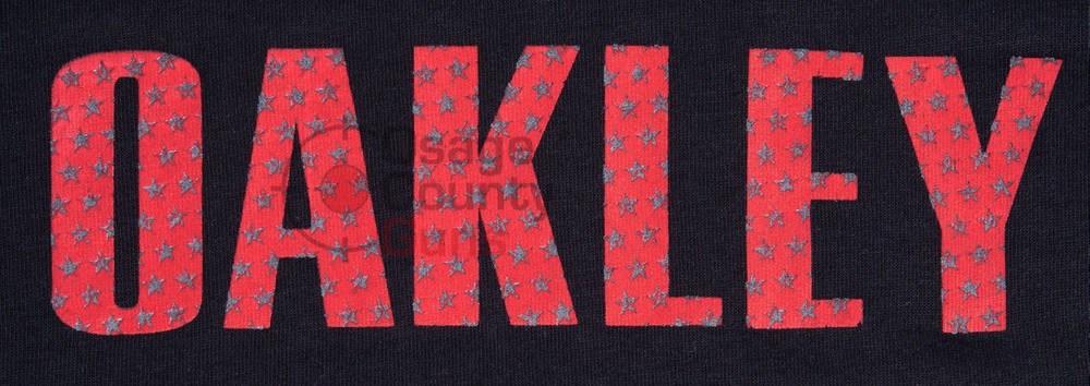 Oakley Stars SS T-Shirt - Black/Red - Medium-img-2