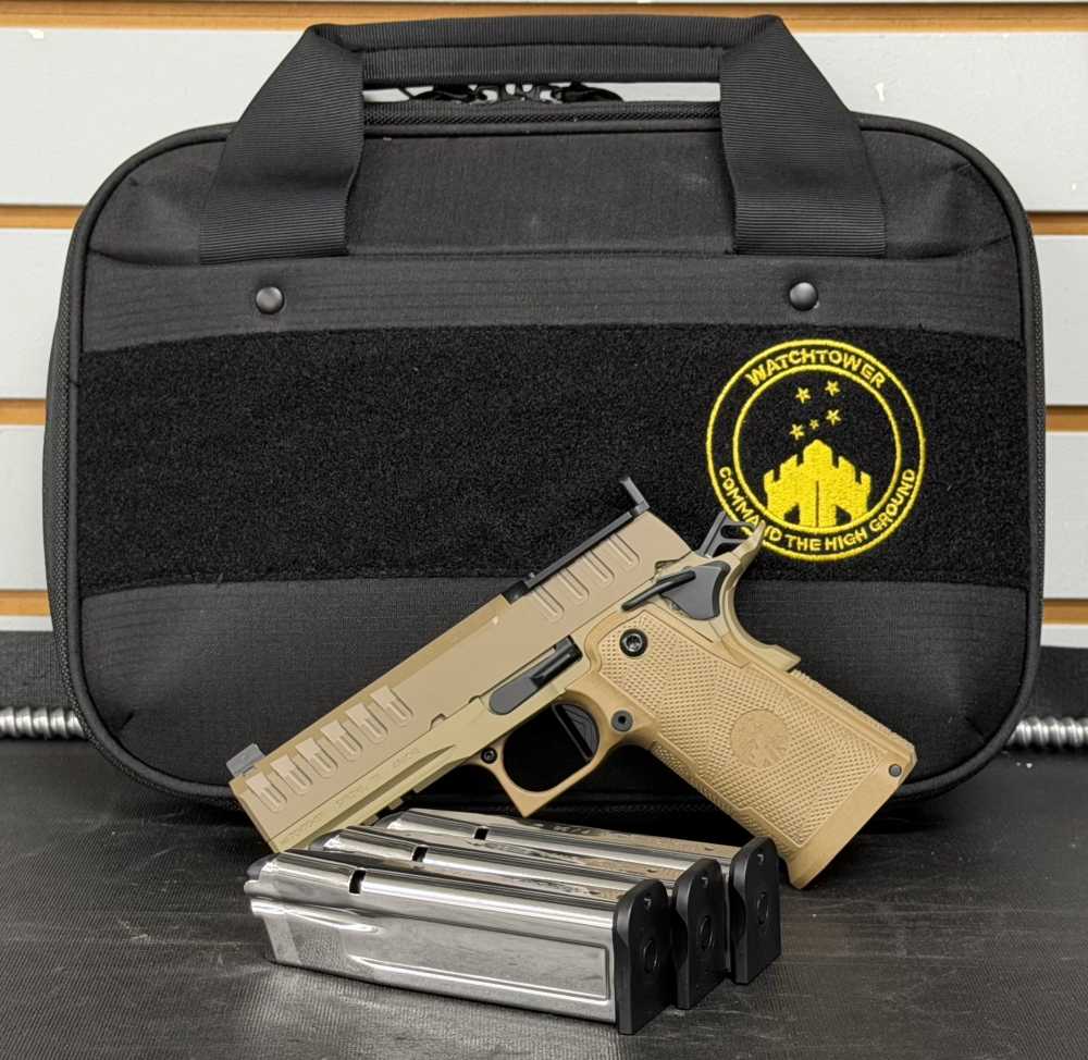 Watchtower Apache Commander .9mm, 17+1, x3 Mags. 4.1"/ 7.9"OAL w/ OEM Case-img-1
