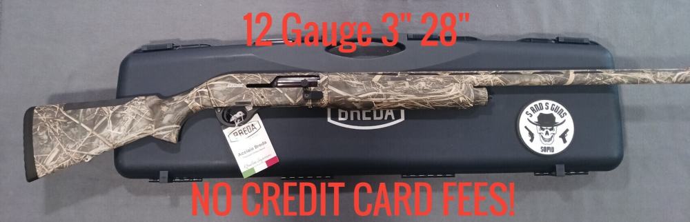ITALIAN BREDA B12iS 12 GAUGE 3" 28" REALTREE MAX-7 SEMI AUTO SHOTGUN-img-0