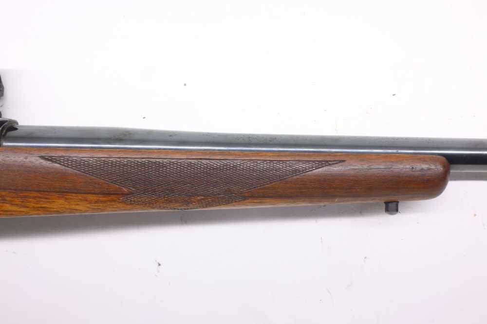 Ruger M77 77 22-250 Rem Target barrel 1983 Tang Safety 1" rings #26070252-img-3