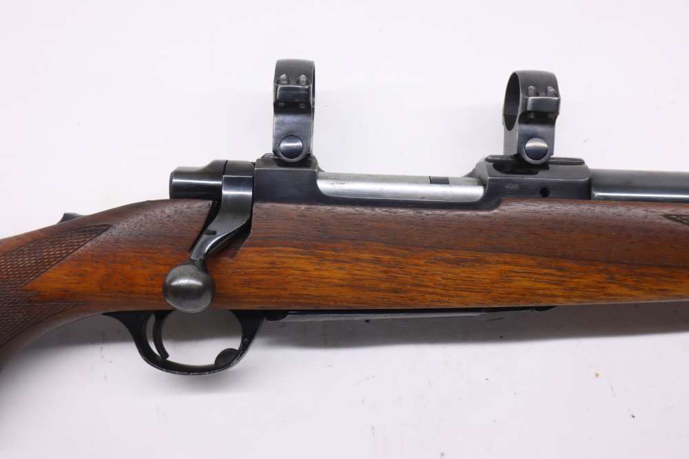 Ruger M77 77 22-250 Rem Target barrel 1983 Tang Safety 1" rings #26070252-img-0