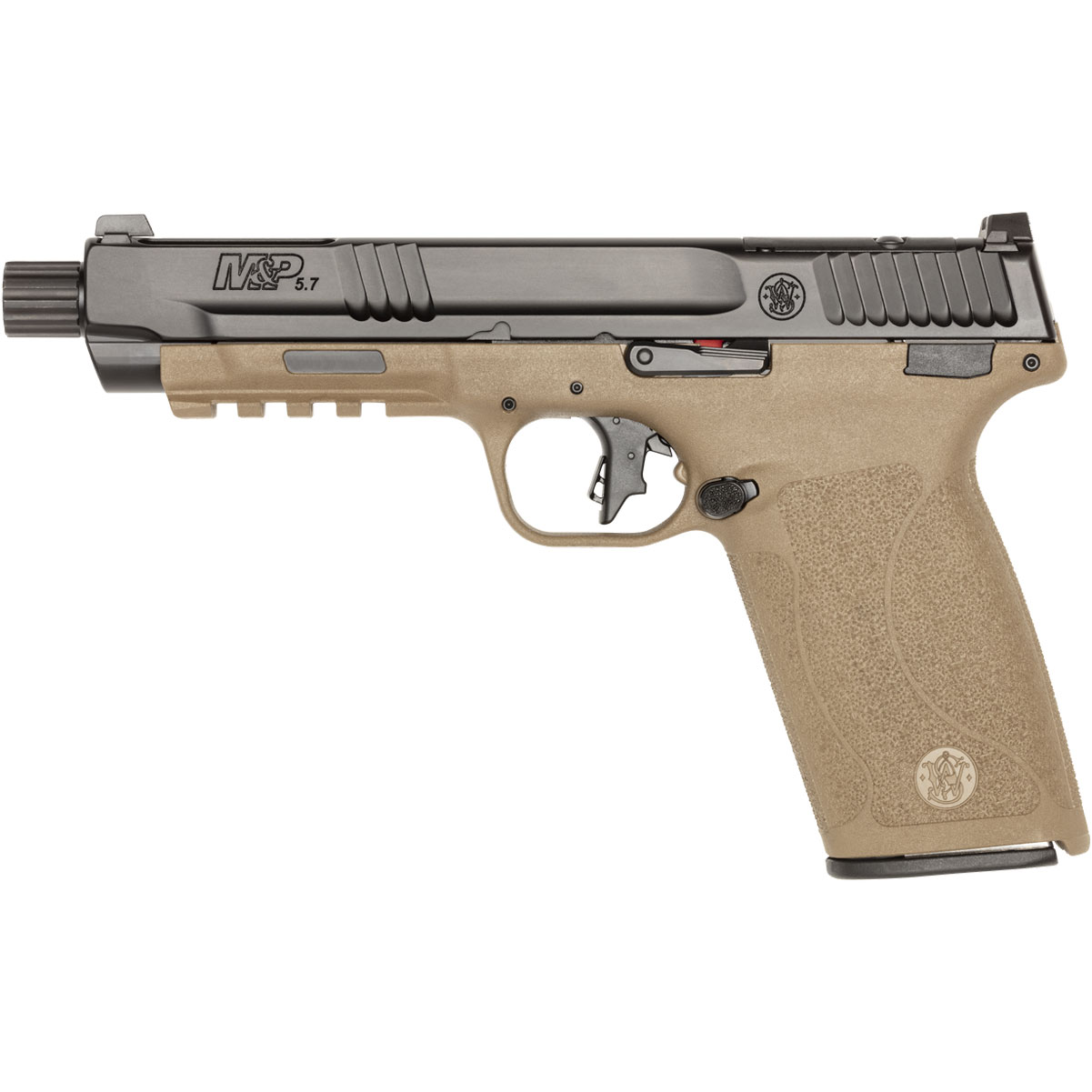 SMITH WESSON MP57 57x28mm 5in 22rd FDE Blk Pistol 14078-img-2