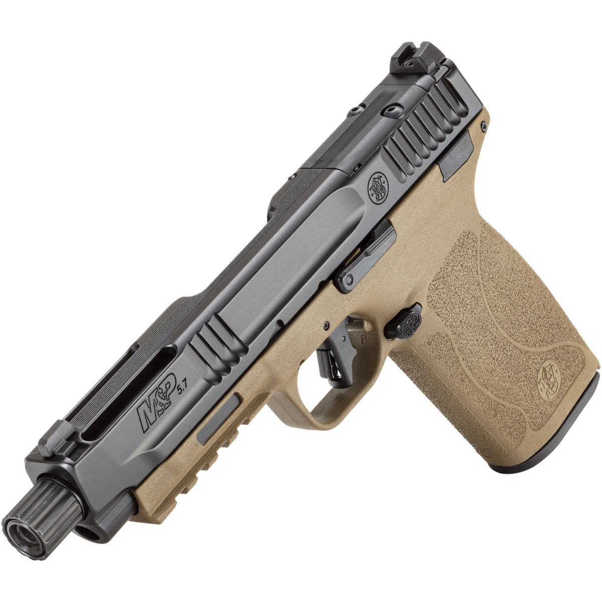 SMITH WESSON MP57 57x28mm 5in 22rd FDE Blk Pistol 14078-img-3