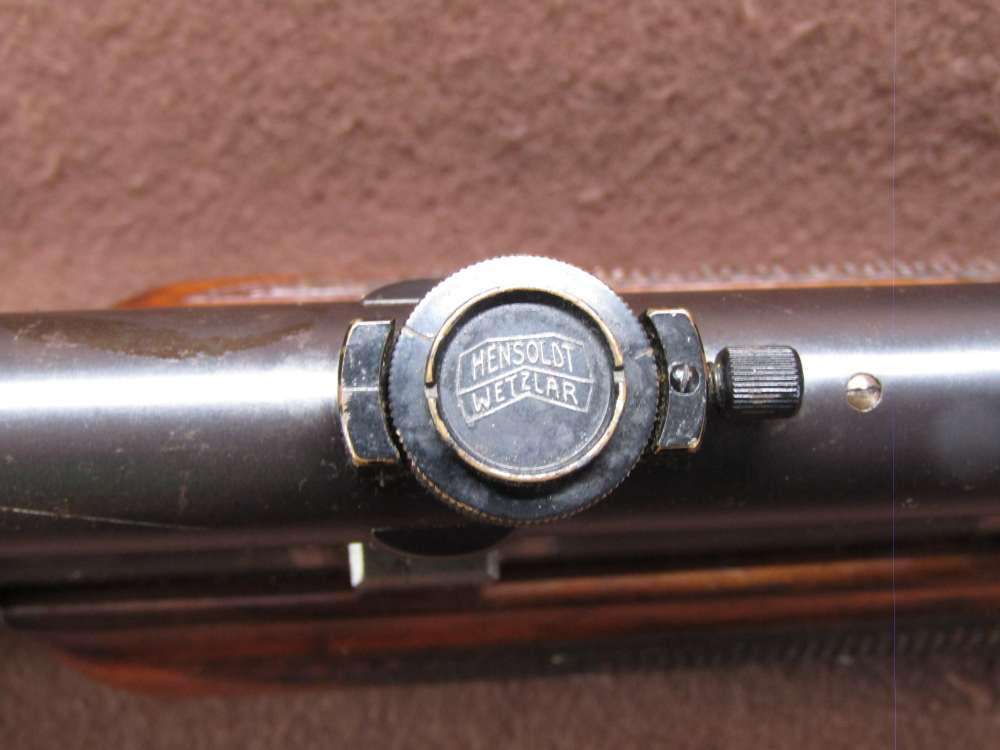BSA Martini Action 22 LR Falling Block Single 29" Threaded BRL Hensoldt 4x -img-8