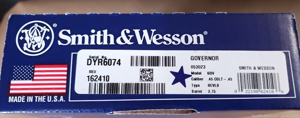Smith & Wesson S&W 162410 Governor Black 410Ga 45ACP 45 Colt 2.75" Layaway-img-10
