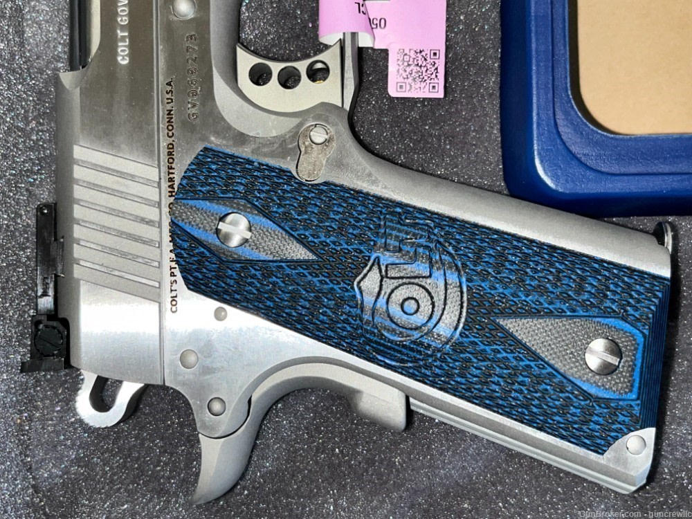 Colt 1911 Gold Cup Lite 38 Super O5073GCL 5" SS NM Series 70 SS LAYAWAY-img-8