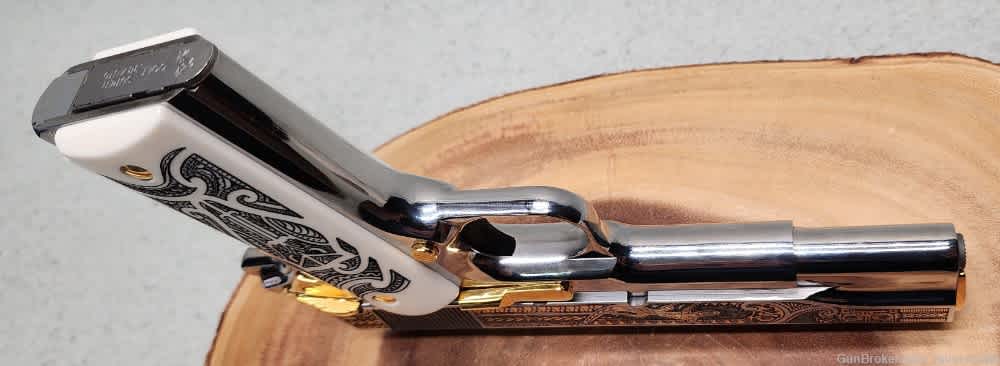 SK Customs Colt 1911 The MANA 1 of 200 Gold 38 Super Polynesian Layaway-img-22