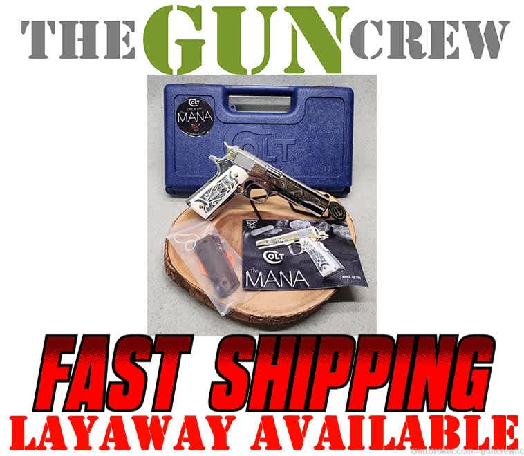 SK Customs Colt 1911 The MANA 1 of 200 Gold 38 Super Polynesian Layaway-img-0