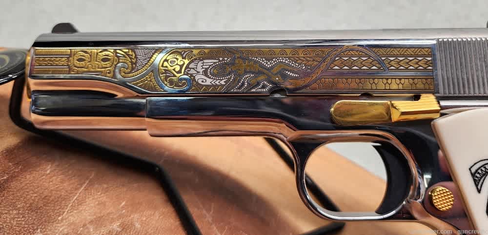 SK Customs Colt 1911 The MANA 1 of 200 Gold 38 Super Polynesian Layaway-img-13