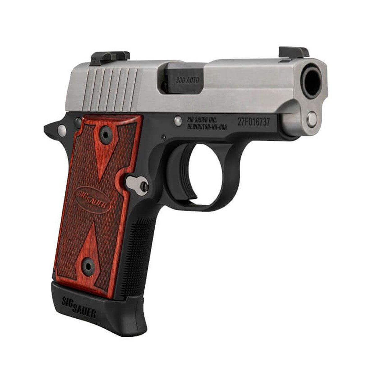 SIG SAUER P238 Two-Tone 380 ACP 2.7in 6rd/7rd Mags Pistol 238-380-TXR3-img-2