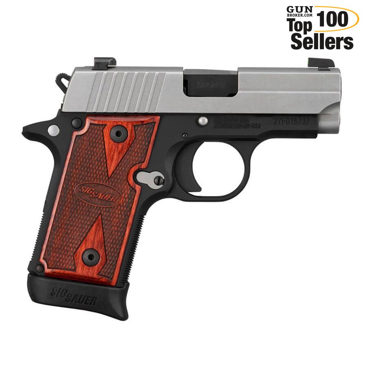 SIG SAUER P238 Two-Tone 380 ACP 2.7in 6rd/7rd Mags Pistol 238-380-TXR3-img-0