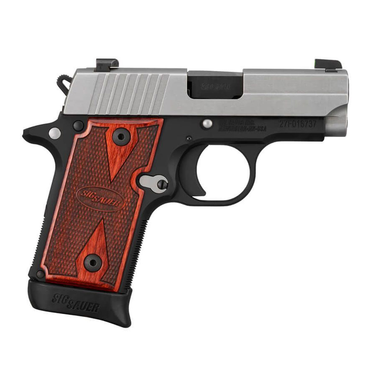 SIG SAUER P238 Two-Tone 380 ACP 2.7in 6rd/7rd Mags Pistol 238-380-TXR3-img-1