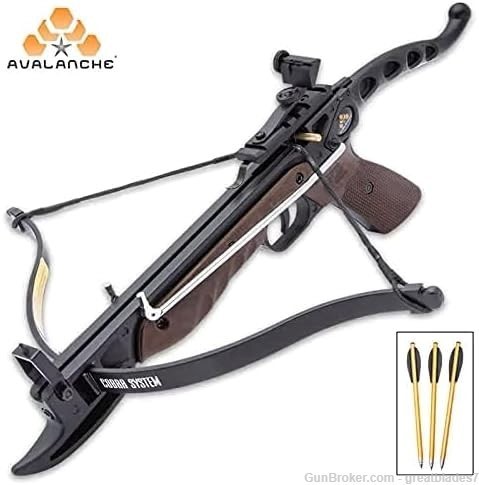 Avalanche Cobra Crossbow Pistol Wooden Grip FREE SHIPPING!!!!!!-img-0