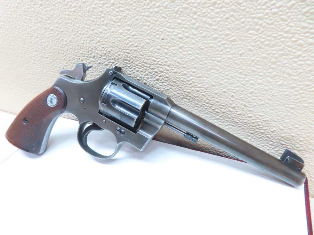 COLT Officers Model USMC PROPERTY Target Revolver Heavy Barrel .38  RARE-img-59