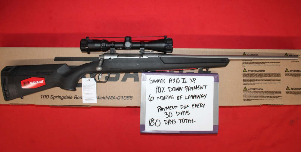 Savage Axis II XP Bushnell Banner Scope 22-250REM 22" Barrel, FREE LAYAWAY!-img-0