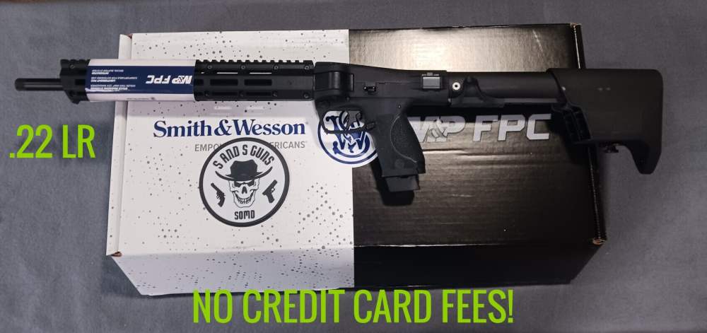 SMITH & WESSPM FPC 22LR 10+1 FOLDING CARBINE 14172 SEMI AUTO RIFLE NEW-img-0