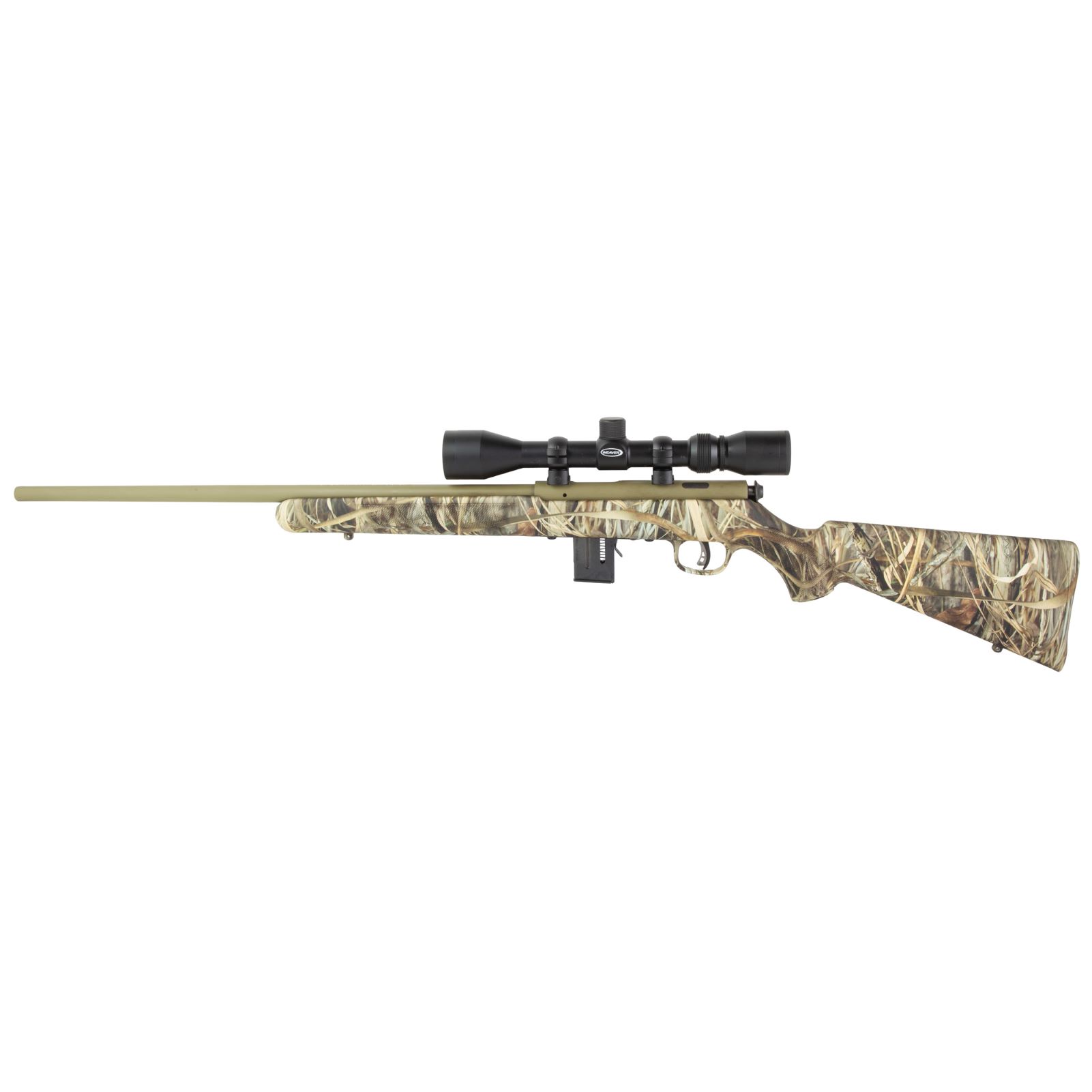 SAVAGE 93R17 XP Camo 17HMR 21in 10rd Brush Camo Bolt-Action Rifle (96867)-img-1