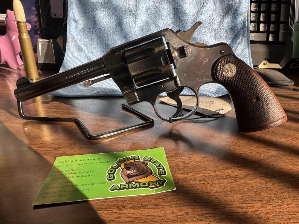 COLT OFFICIAL POLICE .38SP 6 SHOT REVOLVER-img-0
