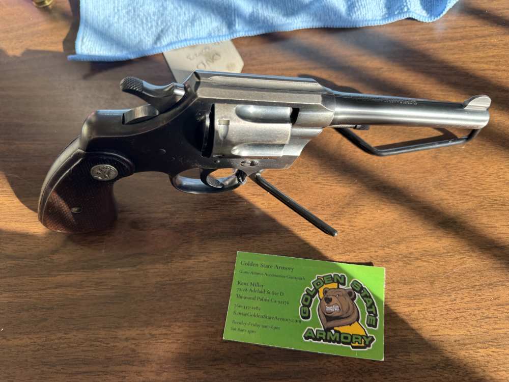 COLT OFFICIAL POLICE .38SP 6 SHOT REVOLVER-img-9