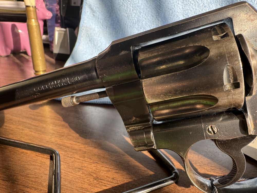 COLT OFFICIAL POLICE .38SP 6 SHOT REVOLVER-img-4
