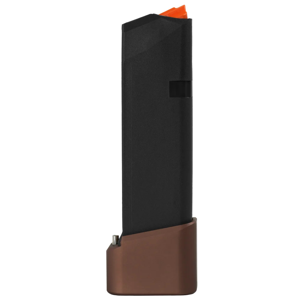 Taran TTI GLOCK 19 Mag G19 Mag with +4/5 Coyote Bronze Base Pad 20 Round-img-1