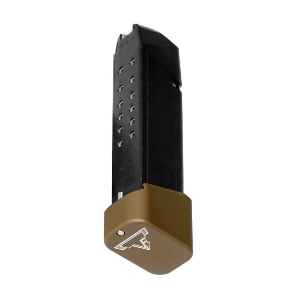 Taran TTI GLOCK 19 Mag G19 Mag with +4/5 Coyote Bronze Base Pad 20 Round-img-0