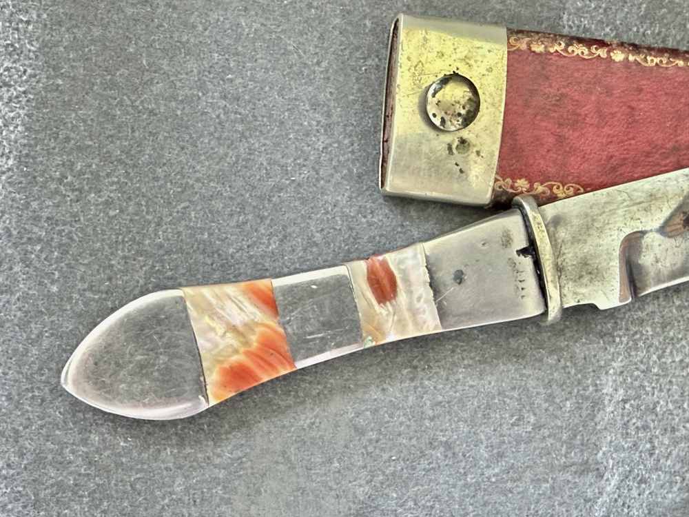 Scarce M. Price San Fran Belt Knife. -img-3