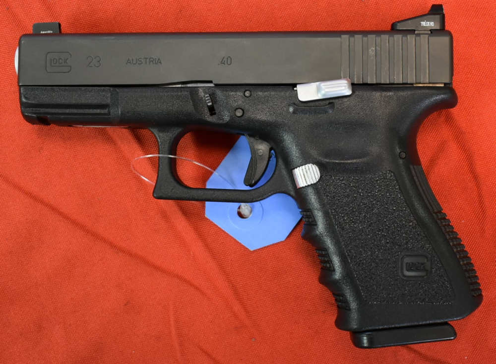 Glock 23 Gen 3 4" Barrel .40 S&W 1 Magazine Ported Barrel Laser Guide Rod -img-0