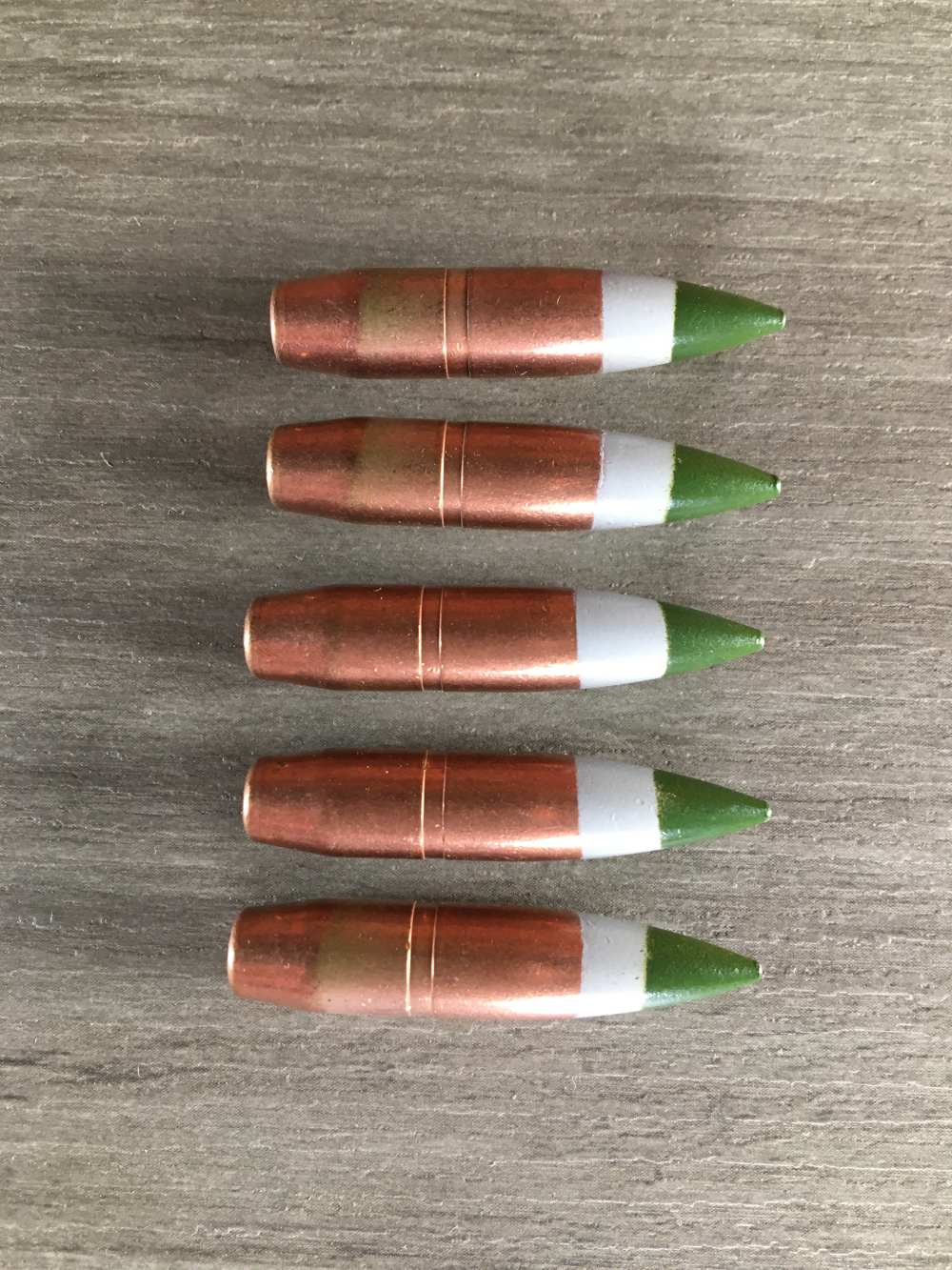 Raufoos 308 Green Tip MK211 (Lot of 5 Bullets)-img-0