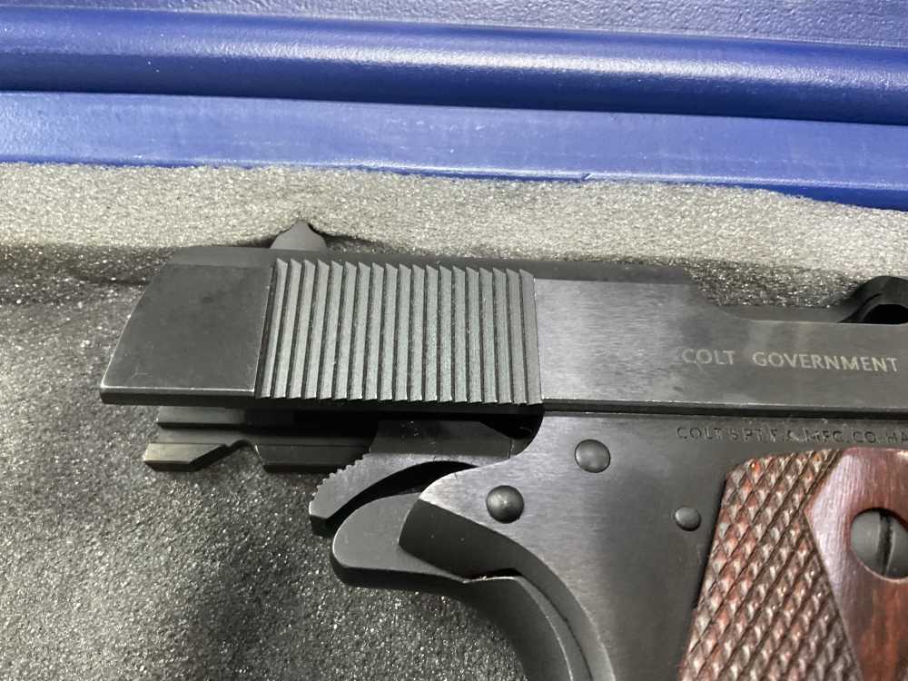 Colt 1911 Government, 5" National Match Barrel, .45 ACP,w/box manual-img-11