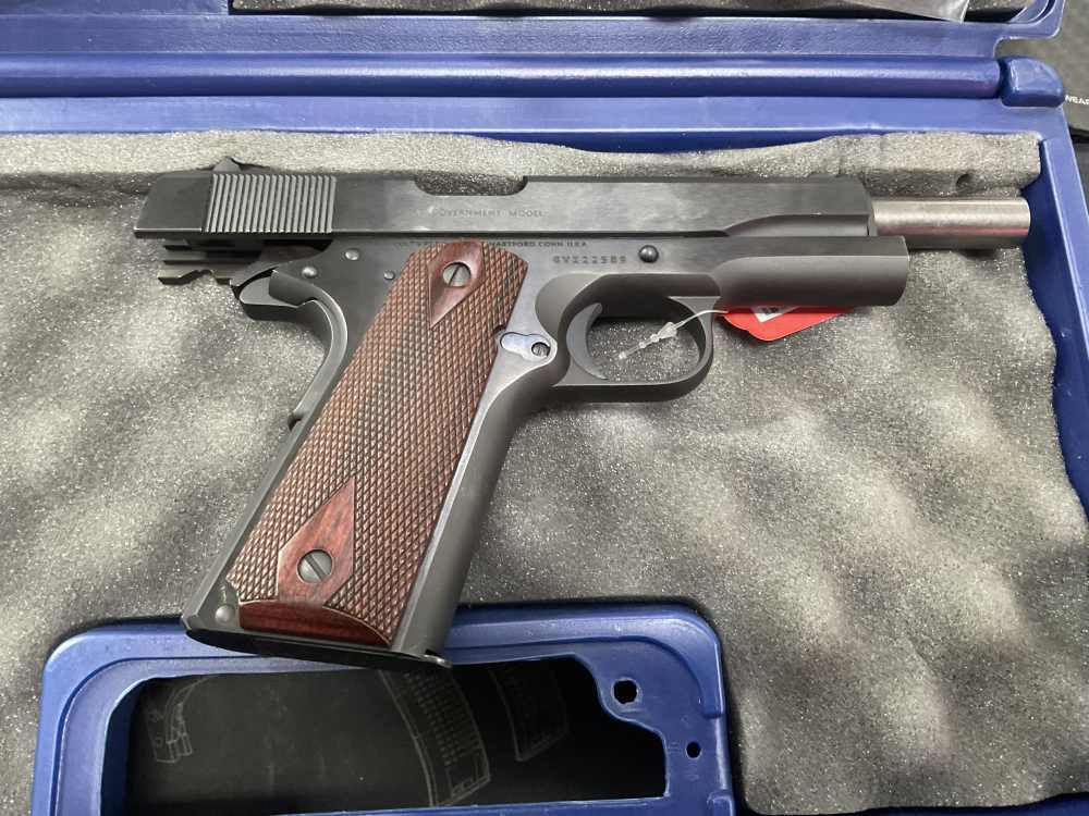 Colt 1911 Government, 5" National Match Barrel, .45 ACP,w/box manual-img-10