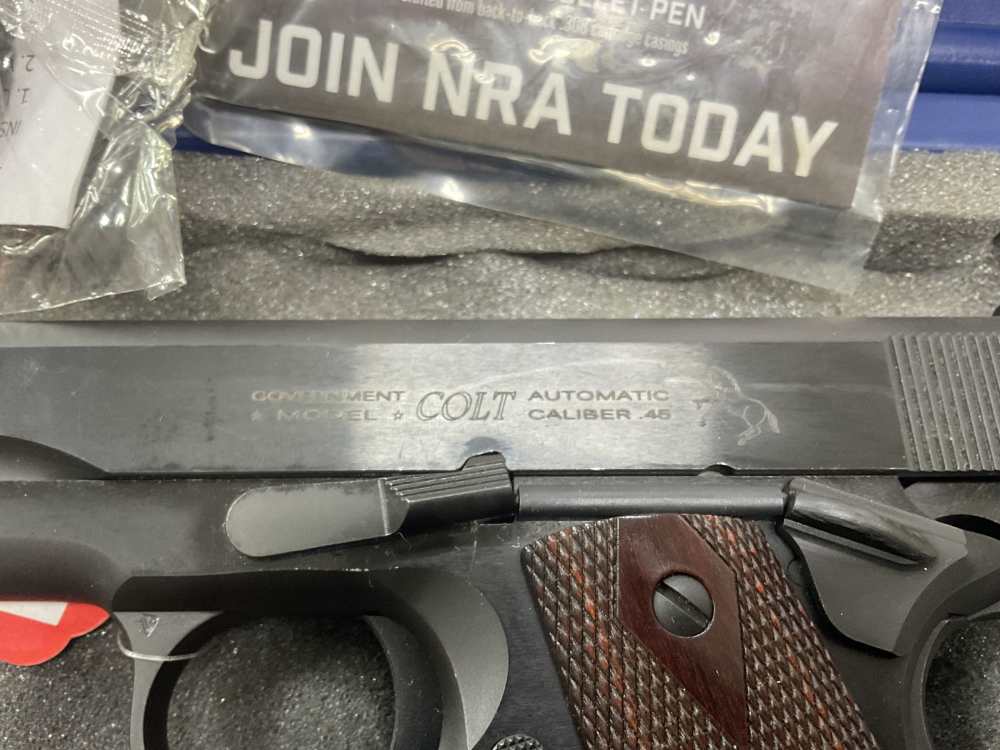 Colt 1911 Government, 5" National Match Barrel, .45 ACP,w/box manual-img-4
