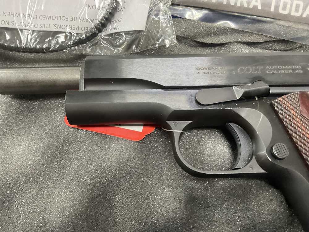 Colt 1911 Government, 5" National Match Barrel, .45 ACP,w/box manual-img-5