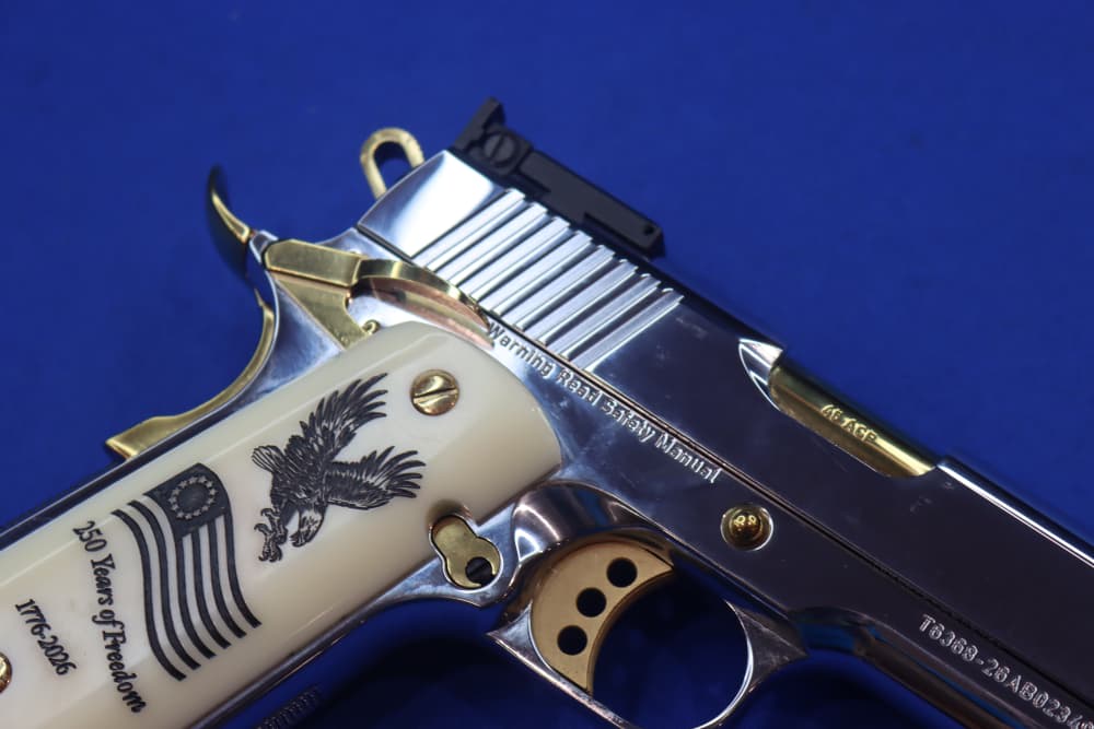 EAA 250TH Anniversary Model MC1911 Pistol High Polish 45ACP 1911 Deluxe 45-img-10