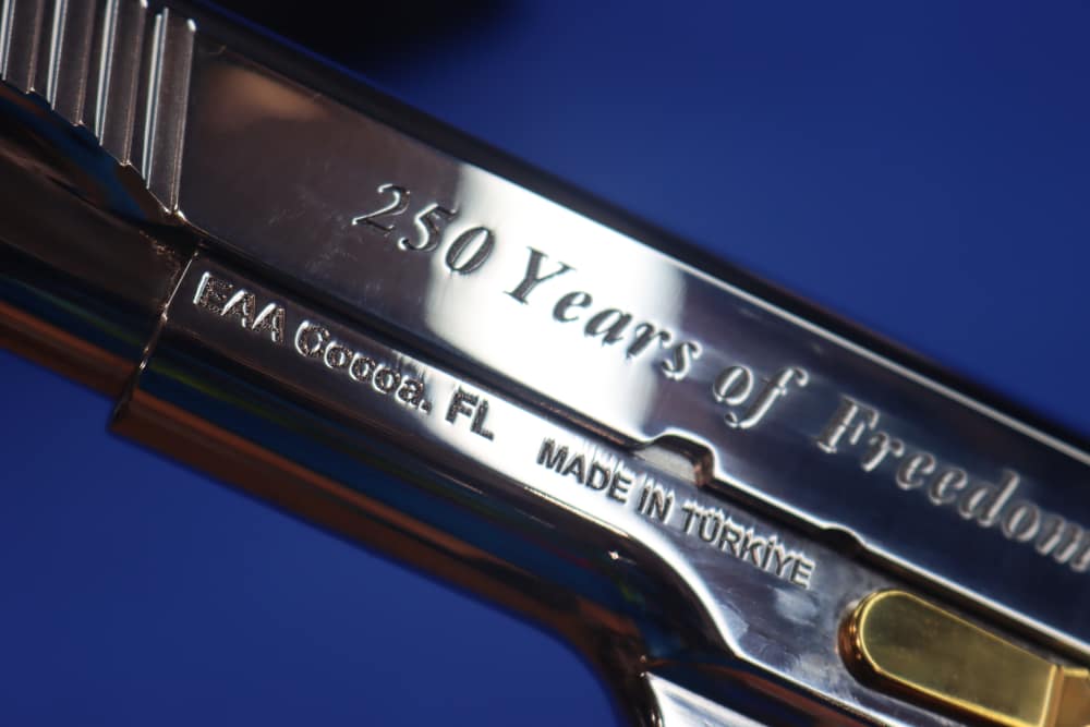 EAA 250TH Anniversary Model MC1911 Pistol High Polish 45ACP 1911 Deluxe 45-img-28