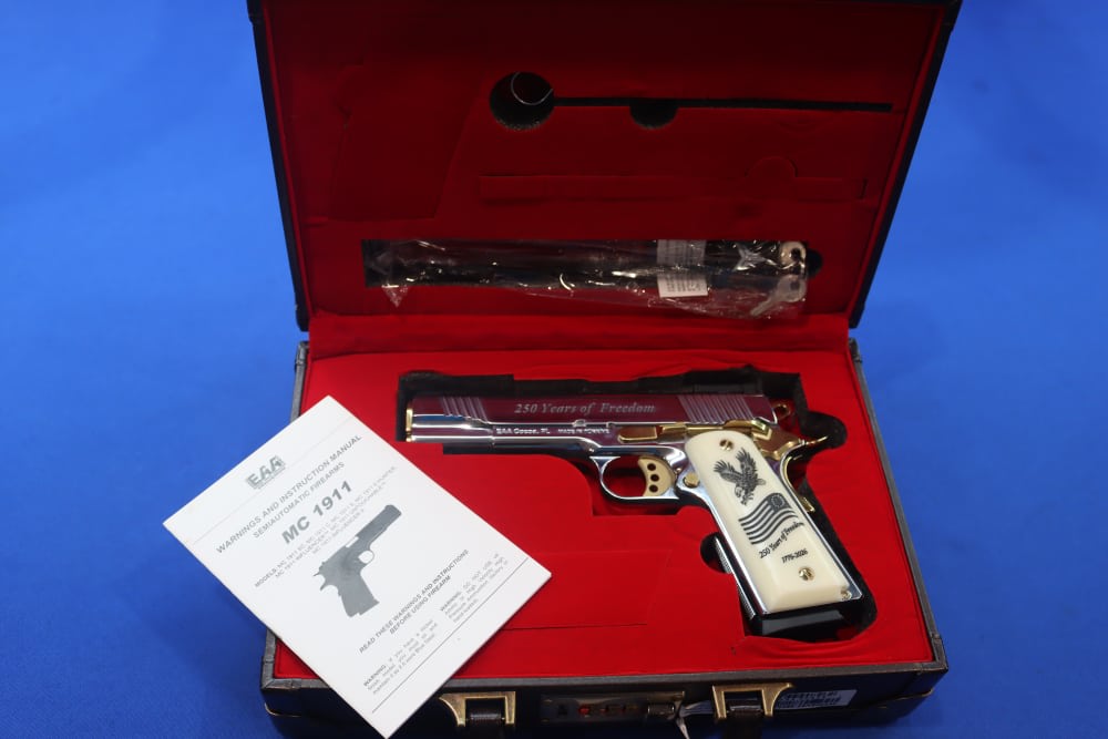EAA 250TH Anniversary Model MC1911 Pistol High Polish 45ACP 1911 Deluxe 45-img-36