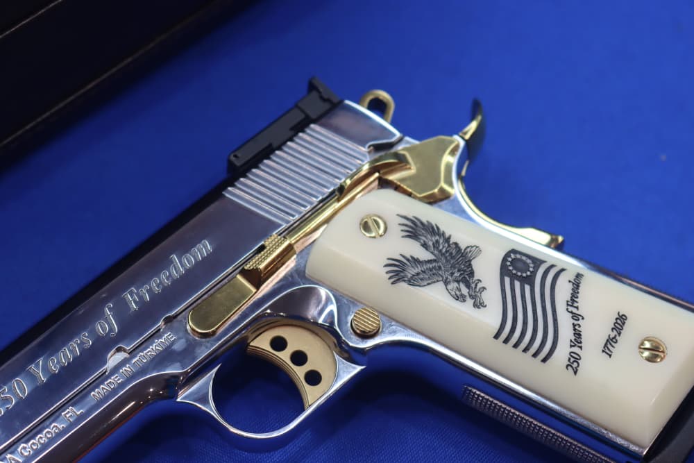 EAA 250TH Anniversary Model MC1911 Pistol High Polish 45ACP 1911 Deluxe 45-img-4