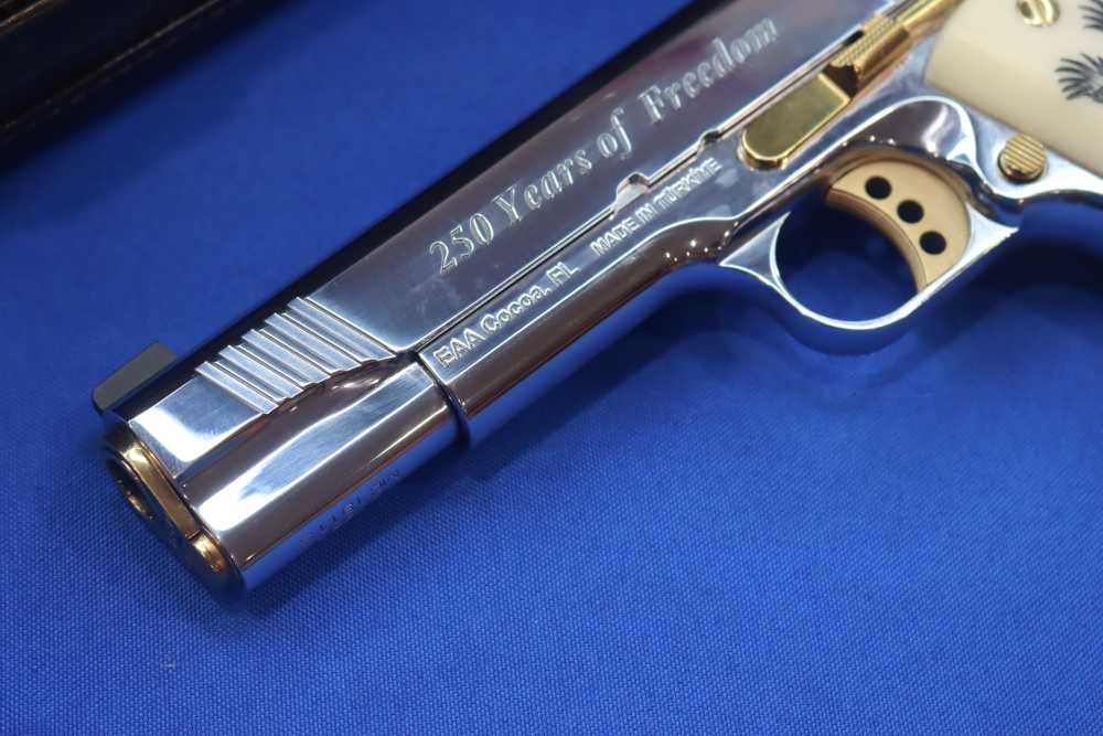 EAA 250TH Anniversary Model MC1911 Pistol High Polish 45ACP 1911 Deluxe 45-img-2