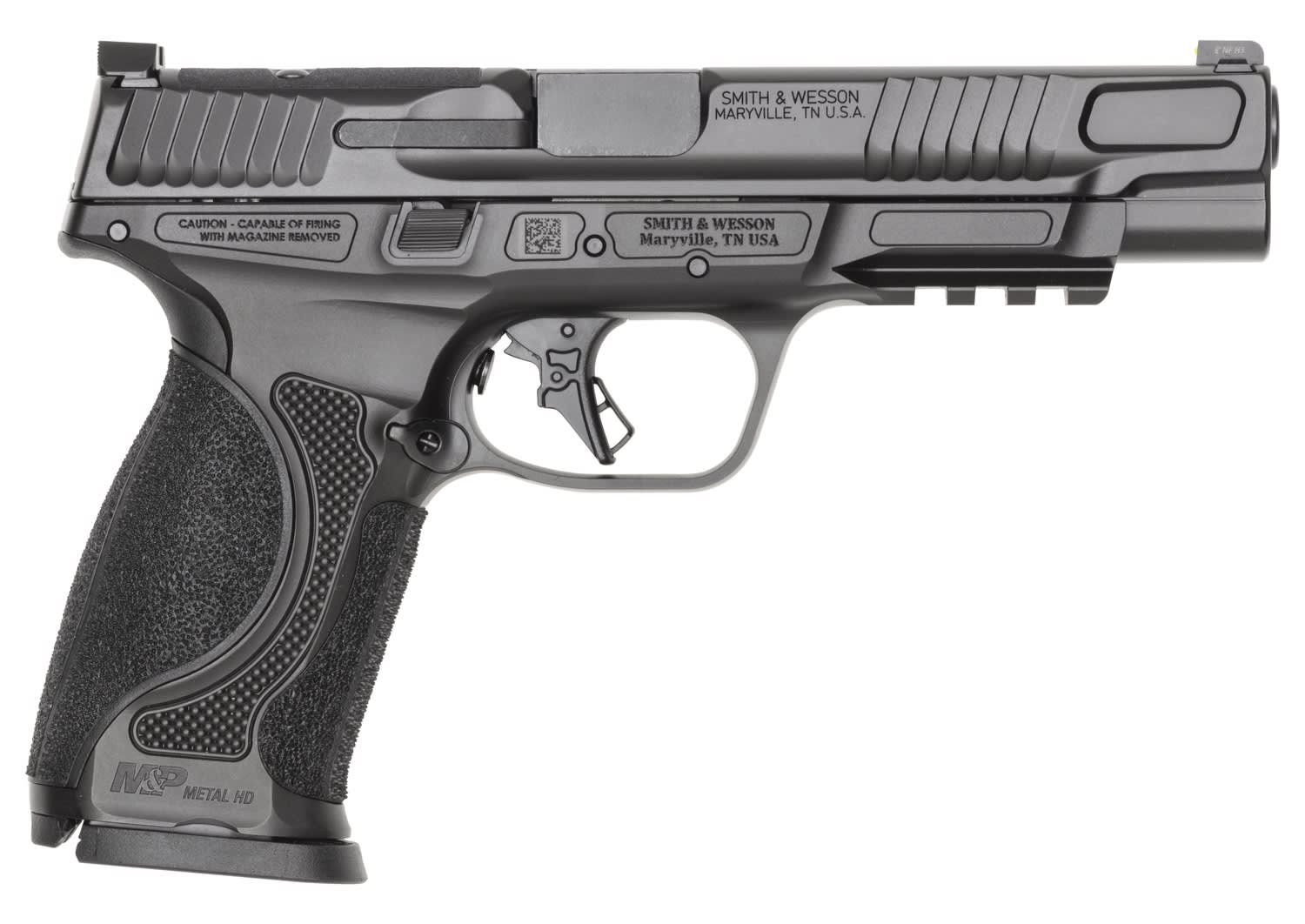 Smith & Wesson M&P M2.0 Metal 9mm Luger Pistol 5 Black 14670-img-2