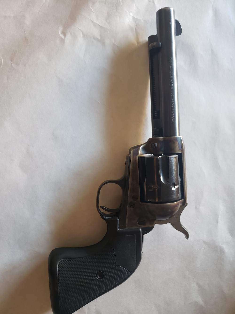 1957 Colt SAA Single Action Army - 2nd Gen .38 Special 5½" Blue - Collector-img-0