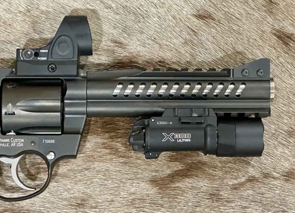KORTH RANGER 357 MAGNUM 6" TRIJICON SRO, SUREFIRE X300U, NIGHTHAWK CUSTOM-img-5