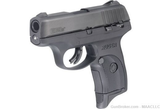 *SALE* RUGER EC9s 9MM LUGER FIXED 7RD BLACK SLIDE/BLACK SYN FRAME-img-0