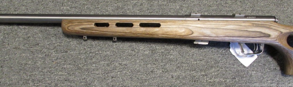 Savage Mark II BTVS 22 rifle with thumbhole stock-img-6
