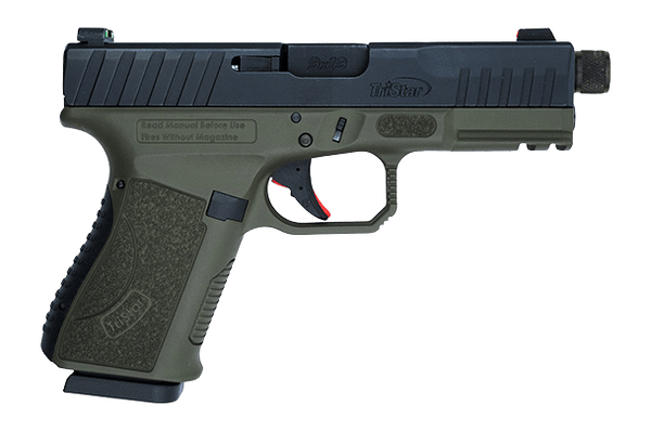 TriStar 85786 Apoc Pro 9mm Luger 15+1 4.50" Black Threaded Barrel, Cerakote-img-0